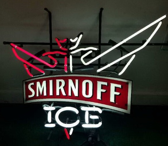 Smirnoff Ice Logo Neon Sign